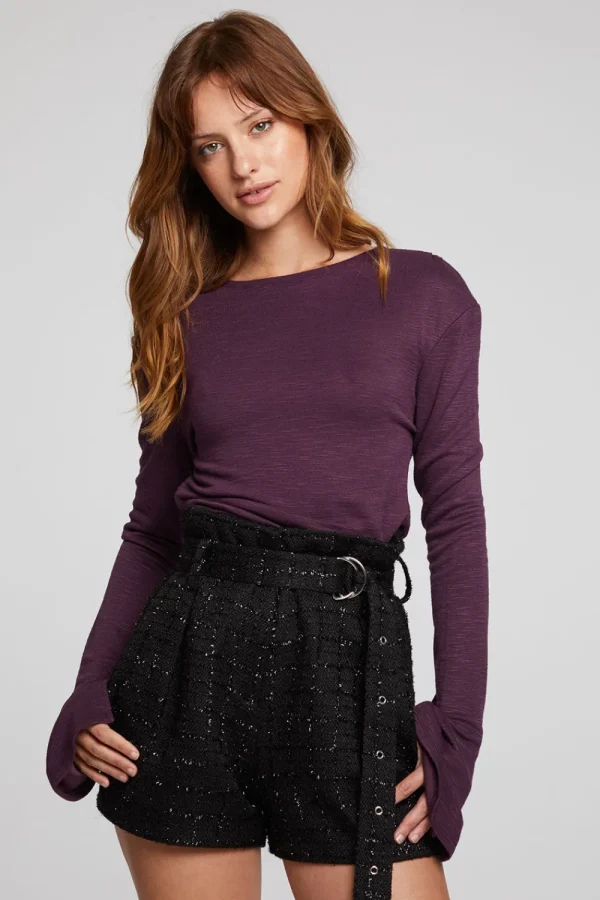 Hot Nyla Plum Perfect Blouse Women Loungewear | Tops