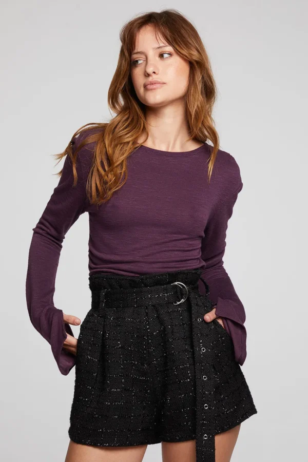 Hot Nyla Plum Perfect Blouse Women Loungewear | Tops