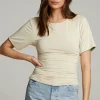 Fashion Ocala Whitecap Grey And Piquant Green Reversible Top Women Loungewear | Tops