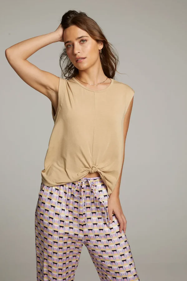 Best Sale Ocean Cappuccino Tank Women Loungewear | Tops