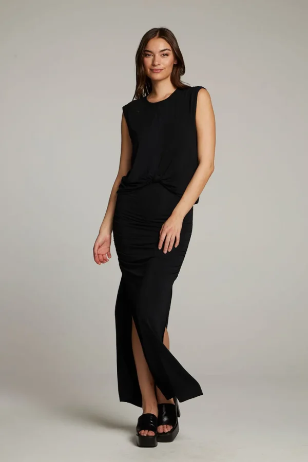 New Ocean True Black Tank Women Loungewear | Tops