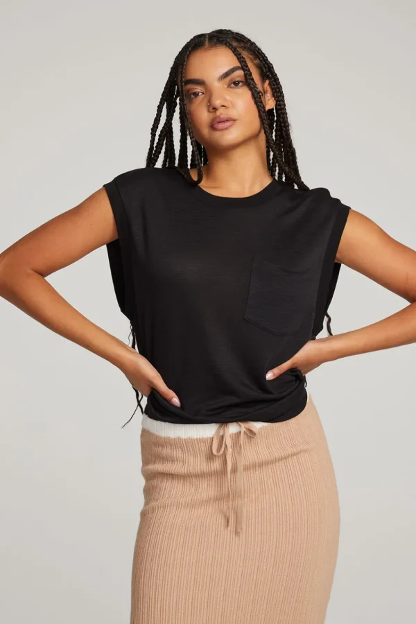 Outlet Odessa Licorice Tee Women Loungewear | Tops