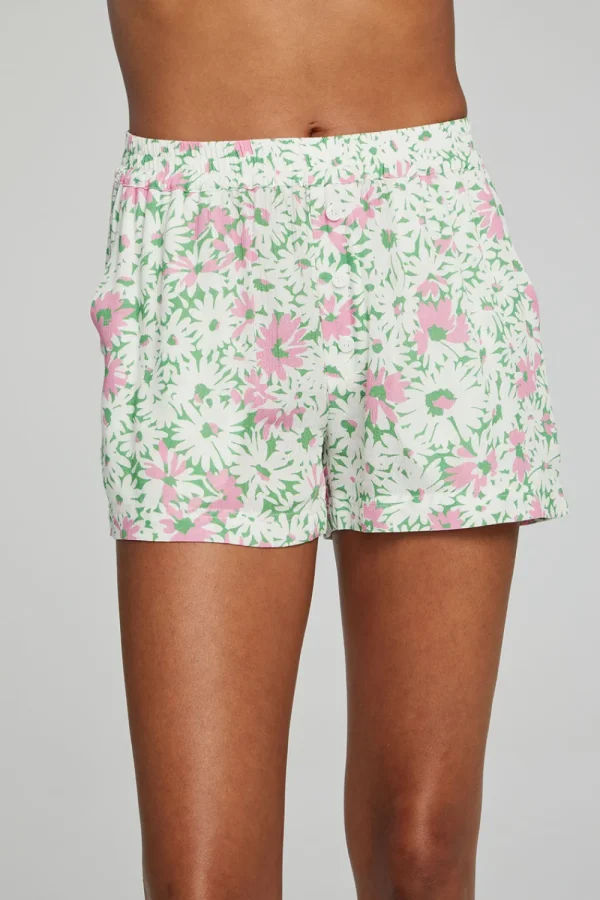 Discount Ollie Boxer Shorts - Daisy Floral Print Women Loungewear | Bottoms