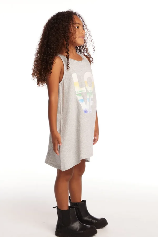 Best Sale Ombre Love Girls Cotton Jersey Tank Dress Kids Girls