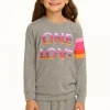 Clearance One Love Pullover Kids Girls