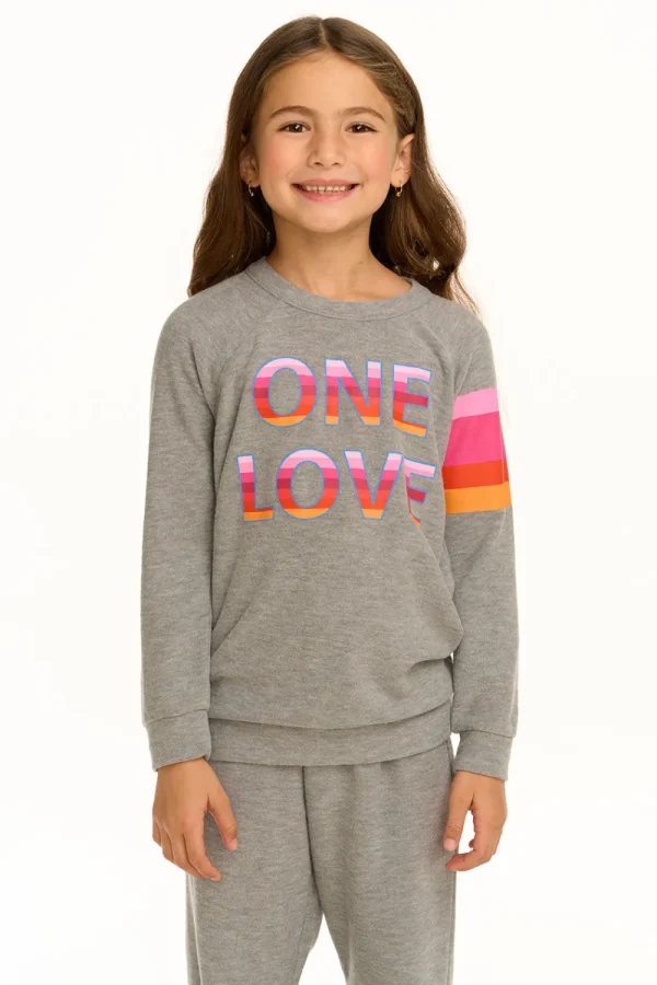 Clearance One Love Pullover Kids Girls