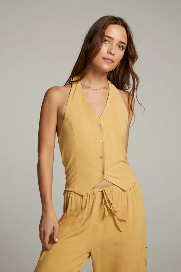 Online Orlando Parchment Vest Women Loungewear | Tops