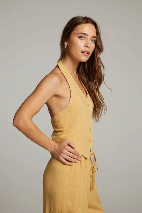 Online Orlando Parchment Vest Women Loungewear | Tops
