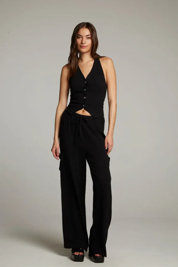 Sale Orlando True Black Vest Women Loungewear | Tops