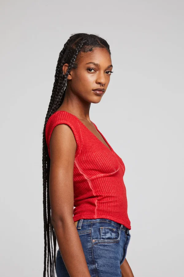 Hot Page Crimson Tee Women Loungewear | Tops