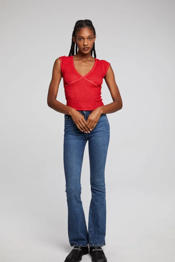 Hot Page Crimson Tee Women Loungewear | Tops