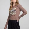 Flash Sale Paisley Lips Long Sleeve Women Loungewear | Graphics