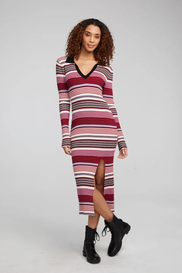 Best Palm Roxy Stripe Midi Dress Women Loungewear | Dresses