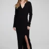 Flash Sale Palm Shadow Black Midi Dress Women Loungewear | Dresses