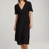 Hot Palmer Licorice Midi Dress Women Loungewear | Dresses
