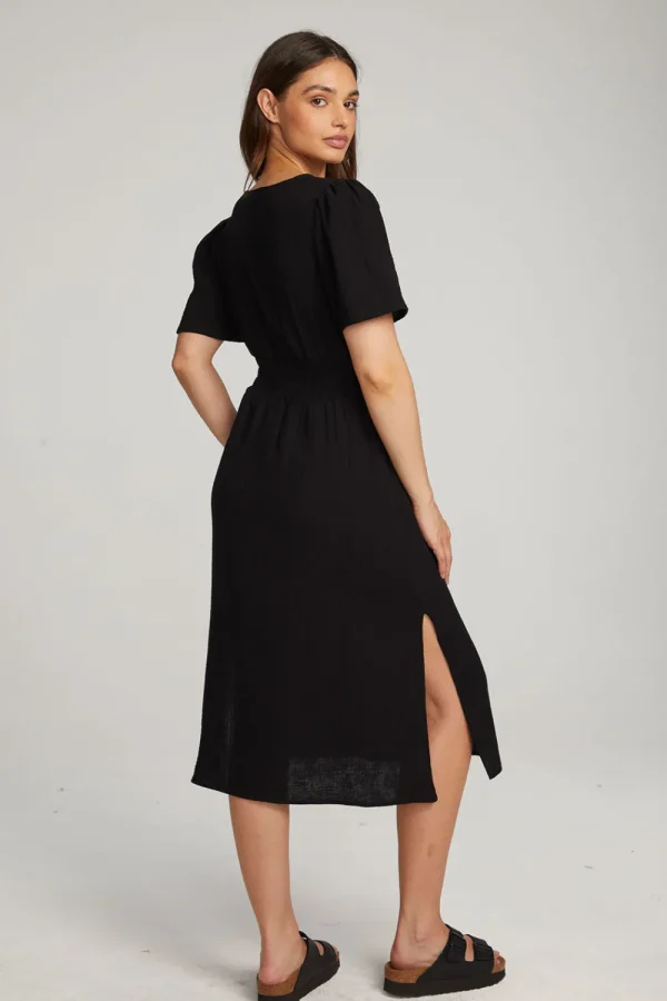 Hot Palmer Licorice Midi Dress Women Loungewear | Dresses