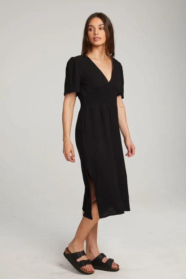 Hot Palmer Licorice Midi Dress Women Loungewear | Dresses