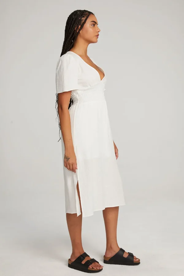 Outlet Palmer White Midi Dress Women Loungewear | Dresses