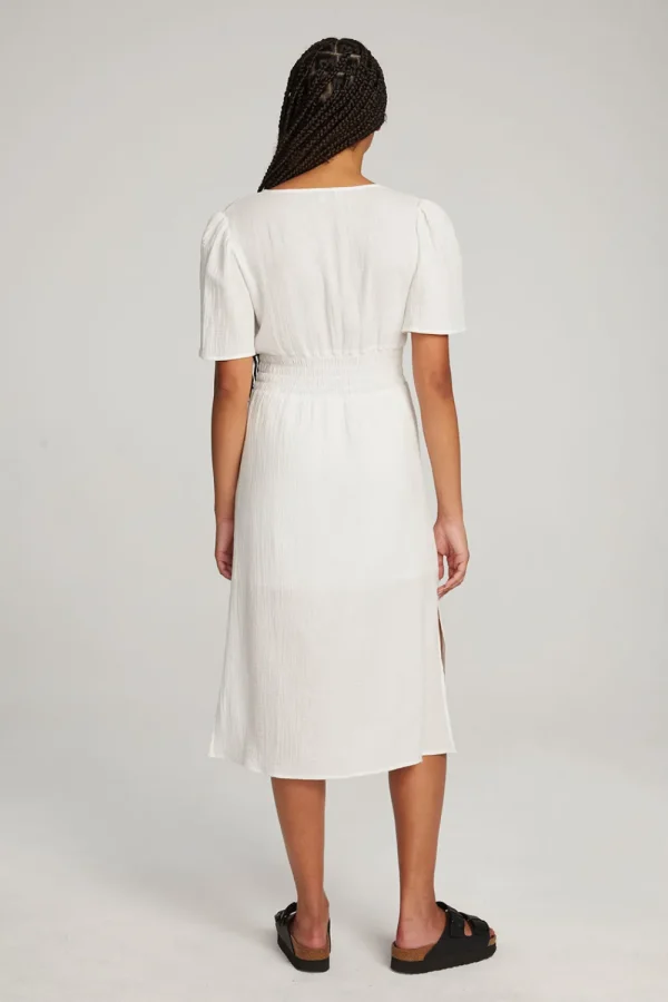 Outlet Palmer White Midi Dress Women Loungewear | Dresses