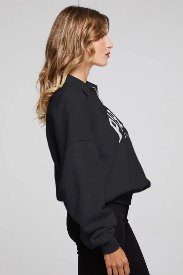 Sale Paris L'Amour Black Long Sleeve Women Loungewear | Graphics