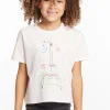 Hot Paris Sketch Girls Tee Kids Girls