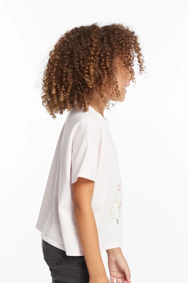 Hot Paris Sketch Girls Tee Kids Girls