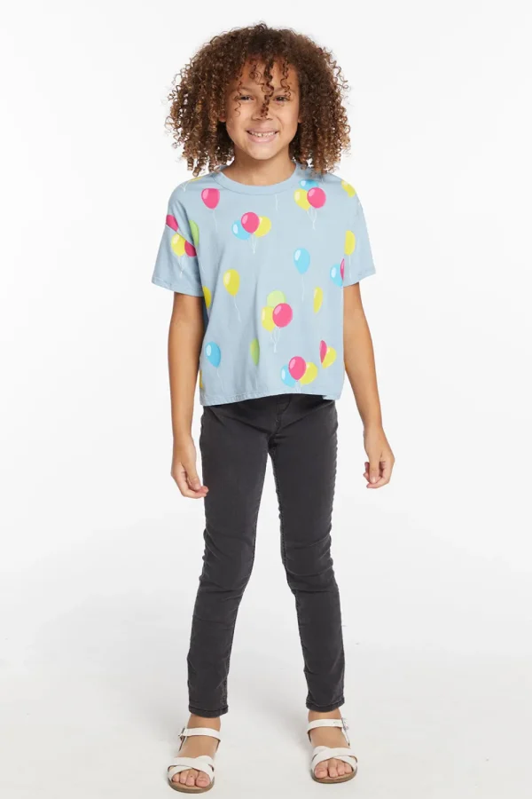 Clearance Party Balloons Girls Tee Kids Girls