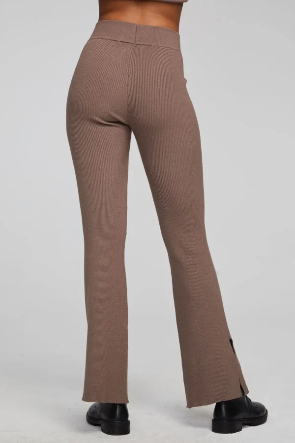 Fashion Party Deep Taupe Flare Bottoms Women Loungewear | Bottoms