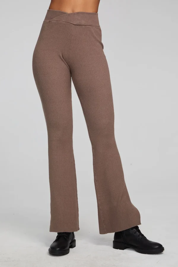 Fashion Party Deep Taupe Flare Bottoms Women Loungewear | Bottoms