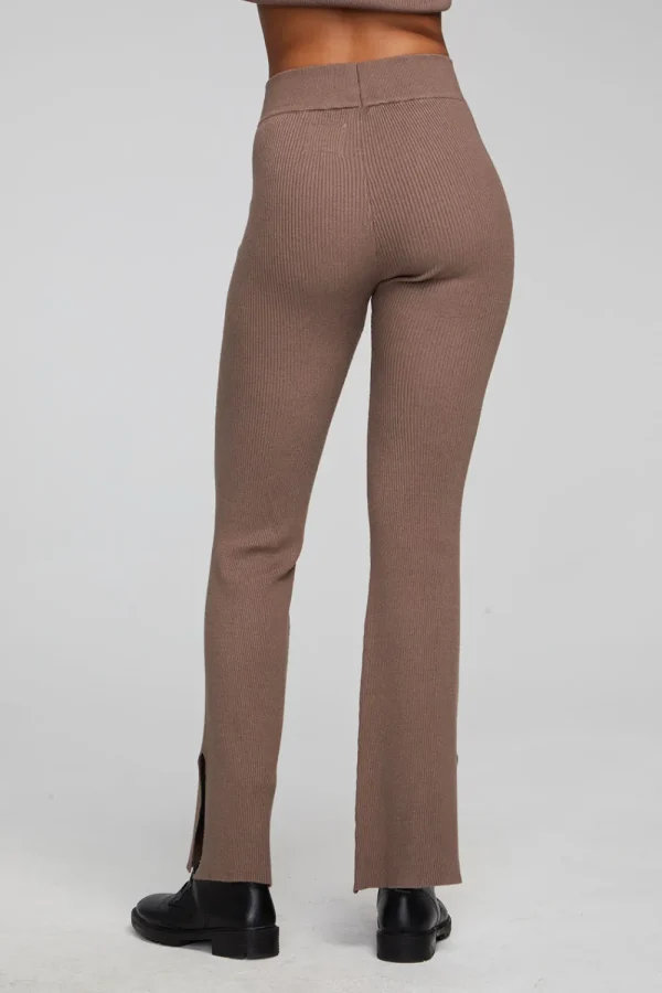 Fashion Party Deep Taupe Flare Bottoms Women Loungewear | Bottoms