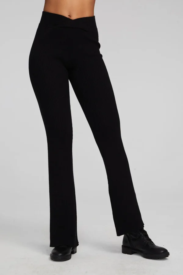 Best Sale Party Shadow Black Flare Bottoms Women Loungewear | Bottoms