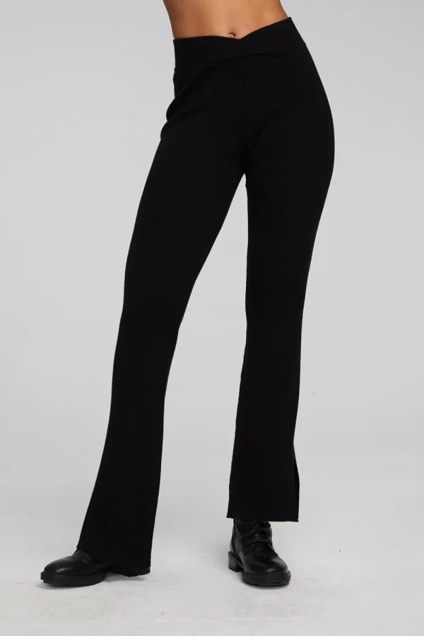 Best Sale Party Shadow Black Flare Bottoms Women Loungewear | Bottoms