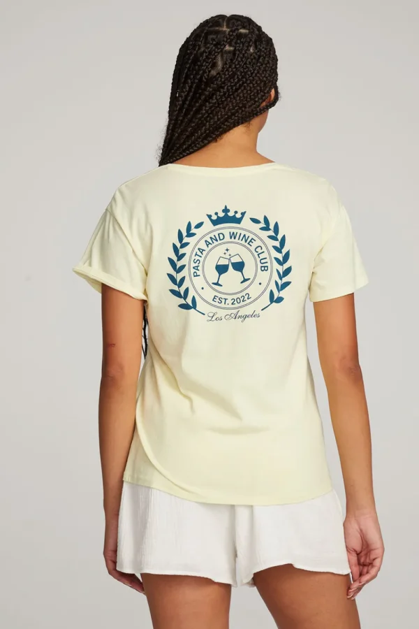 Shop Pasta And Wine Club Tee Women Loungewear | Tops