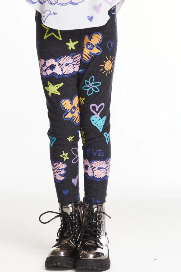 Fashion Peace & Love Girls Cozy Knit Classic Legging Kids Girls