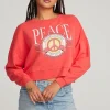Best Sale Peace Academy Pullover Women Loungewear | Graphics