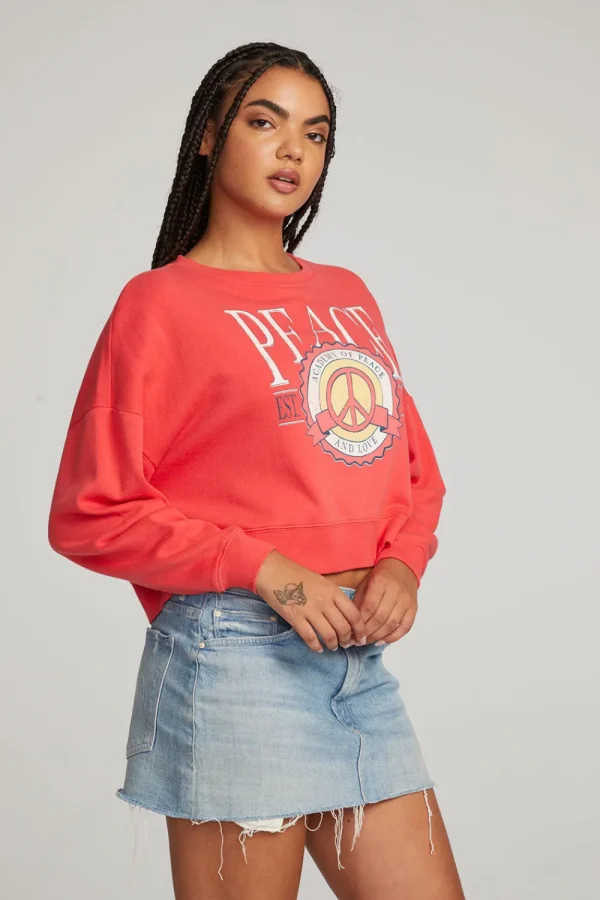 Best Sale Peace Academy Pullover Women Loungewear | Graphics