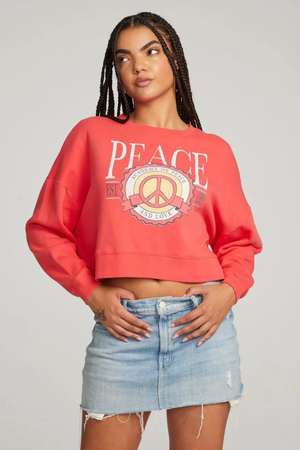 Best Sale Peace Academy Pullover Women Loungewear | Graphics
