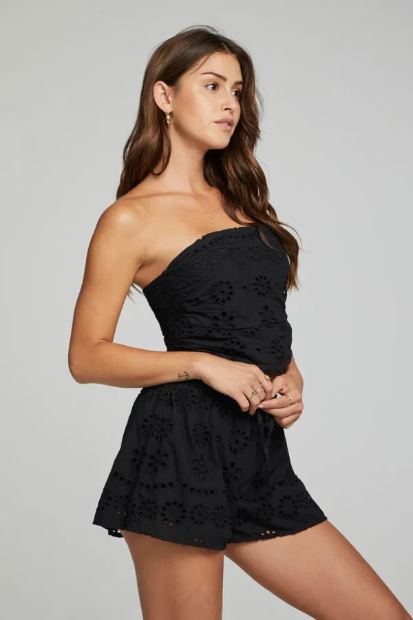 Cheap Pier Crop Top - Black Onyx Women Loungewear | Tops