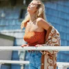 New Pier Crop Top - Tigerlily Women Loungewear | Tops