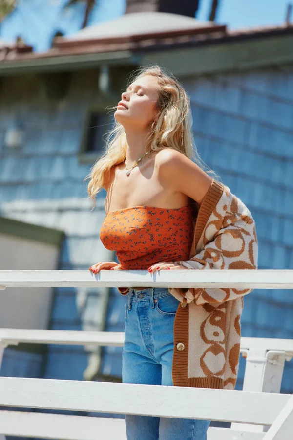 New Pier Crop Top - Tigerlily Women Loungewear | Tops