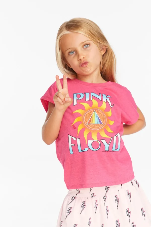Hot Pink Floyd Prism Sun Girls Tee Women/Kids Girls | Music