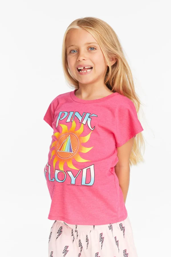Hot Pink Floyd Prism Sun Girls Tee Women/Kids Girls | Music