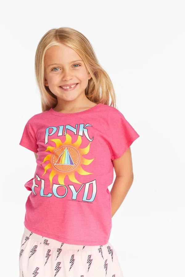 Hot Pink Floyd Prism Sun Girls Tee Women/Kids Girls | Music