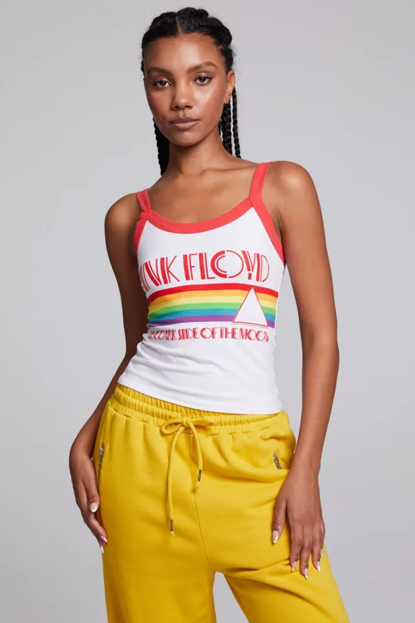 Discount Pink Floyd Rainbow Dark Side Of The Moon Tank Top Women Loungewear | Music