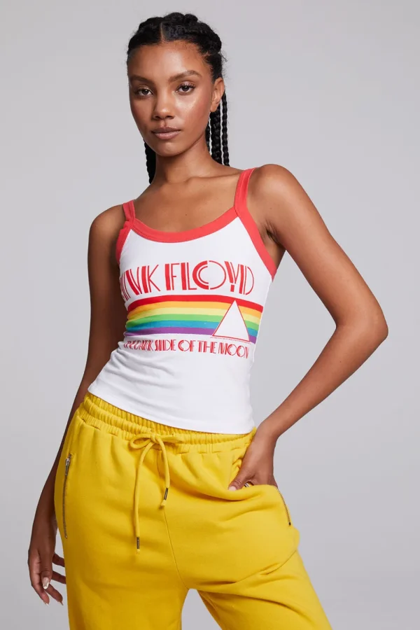 Discount Pink Floyd Rainbow Dark Side Of The Moon Tank Top Women Loungewear | Music
