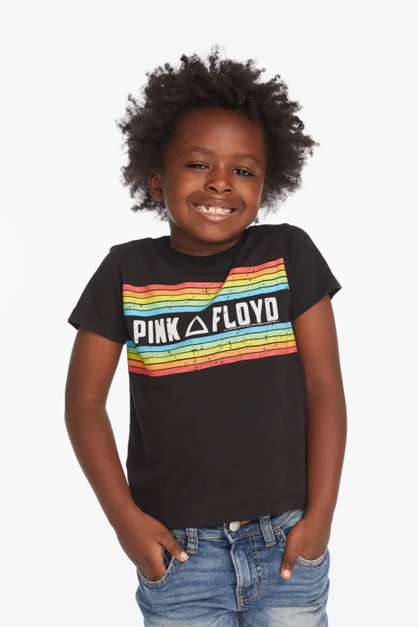Fashion Pink Floyd Rainbow Stripe Boys Tee Women/Kids/BOY Boys | Music