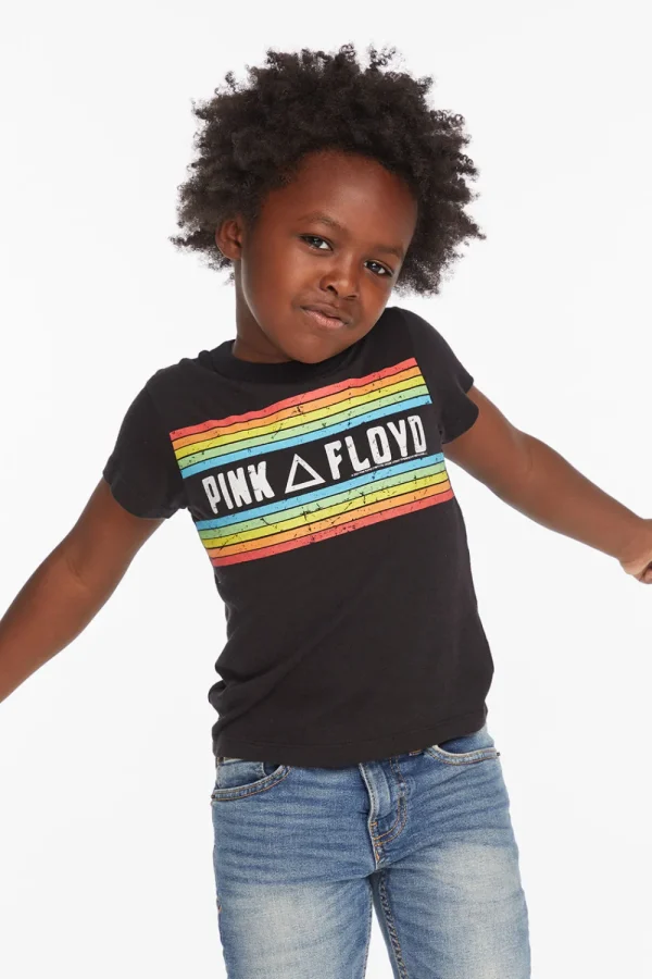 Fashion Pink Floyd Rainbow Stripe Boys Tee Women/Kids/BOY Boys | Music