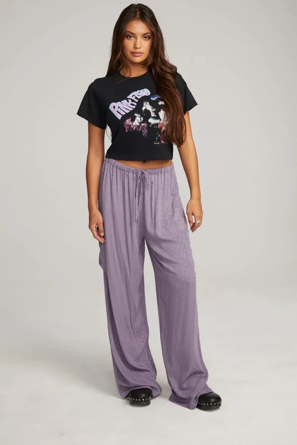 Discount Pink Floyd Retro Band Crop Tee Women Loungewear | Music