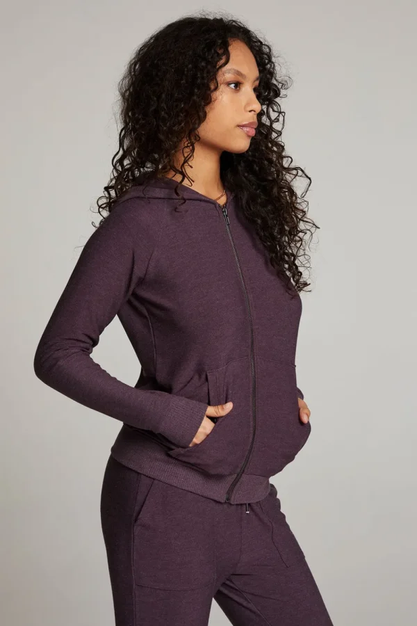 Online Plum Perfect Long Sleeve Raglan Zip Up Hoodie Women Outerwear | Loungewear