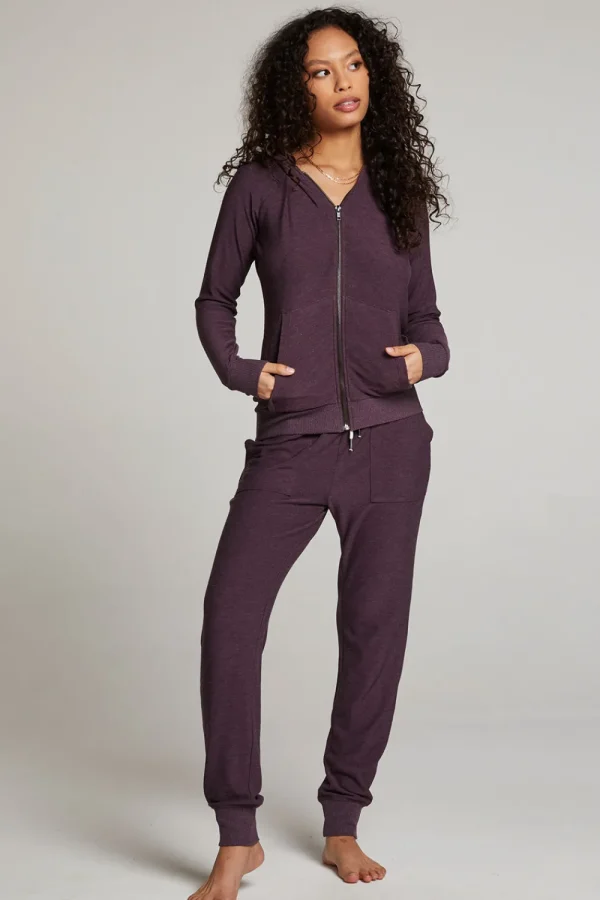 Online Plum Perfect Long Sleeve Raglan Zip Up Hoodie Women Outerwear | Loungewear